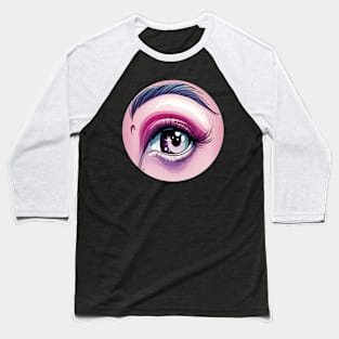 Colorful Eye Baseball T-Shirt